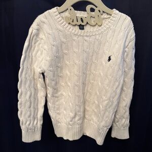 Ralph Lauren Cream Cable Knit Pullover